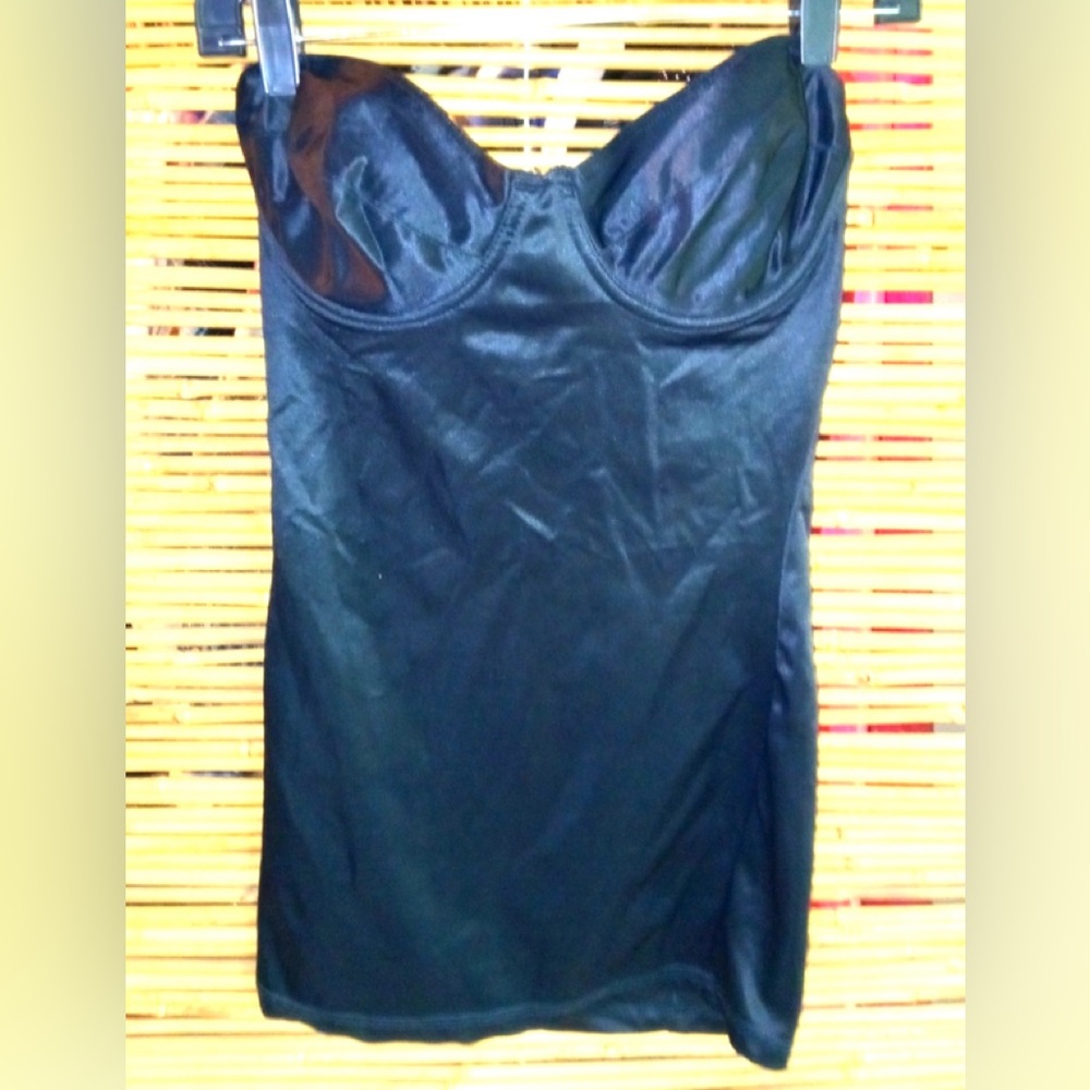 Beautiful Shapewear 36C Underwire Strapless Black Dress Slimmer Shaper